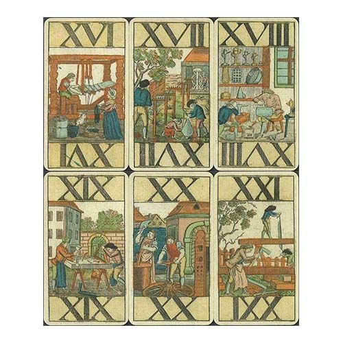 Reproducción Tarot Oficios Alemania 1890 - Imagen 3