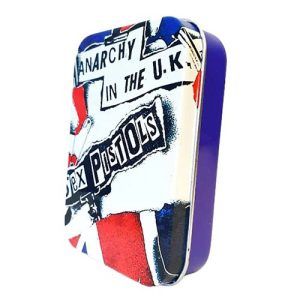 Sex Pistols Tin box playing cards poker deck anarchy in the UK Half moon bay residuals music punk Londres London 11