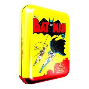 Batman No1 playing cards tin box Cartamundi poker deck DC Comics Heroe Warner Bros cinema film 5411068200564 retro vintage 11