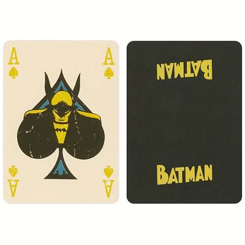 Batman playing cards tin box Cartamundi poker deck DC Comics Heroe Warner Bros cinema film 5411068200243 retro vintage 13