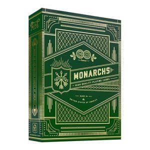Monarchs green Theory11 playing cards poker deck magic verde baraja cartas naipe magia monarcas premium quality 11
