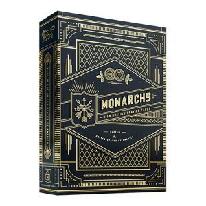 Monarchs navy Theory11 playing cards poker deck premium USPCC magic baraja cartas monarcas azul marino magia coleccion 11
