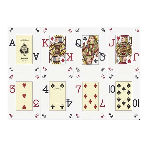 Poker Vision plastic Fournier plastico baraja 55 cartas naipe PVC casino quality naipes Heraclio playing cards deck profesional red blue 14