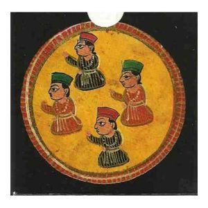 Reproduccion Juego Mogul Ganjifa India 1785 baraja cartas naipe Ediciones Prado Fournier game playing cards Indian 11