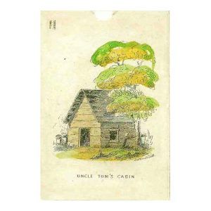 Reproduccion baraja cabaña tio Tom EEUU 1825 Ediciones Prado Fournier naipe cartas juego Uncle Tom cabin playing cards game deck 11