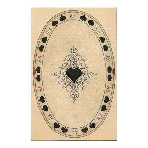 Reproduccion baraja ovalada Alemania 1860 facsimil cartas naipe Edicions Prado Fournier Museo Vitoria Alava spielkarten ovales 11