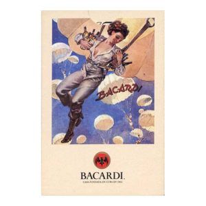 Baraja española Bacardi Fournier ron 50 cartas bebida alcohol naipe Santiago de Cuba Puerto Rico beber playing cards deck 11