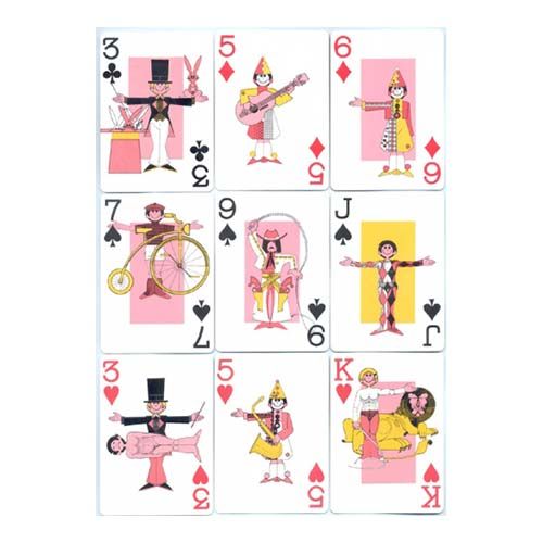 Bibaraja circo los muchachos Fournier baraja cartas naipe Heraclio benposta circus playing cards Alberto Muniz sanchez 13