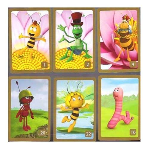 Juego de cartas Maya Arkopharma naipe baraja abeja Waldemar Bonsels kaartspel giocco jeu cartes 12