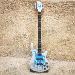 Miniature Guitar Metallica mini music hard rock heavy metal replica miniatura musica band banda grupo 11