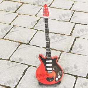 Miniature Guitar Queen Brian May Mini Music Rock British guitarra britanica replica miniatura Musica grupo Banda 11