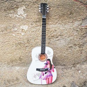 Miniature GuitarTaylor Swift white mini music replica dance pop guitarra miniatura musica cantante conciertos 11