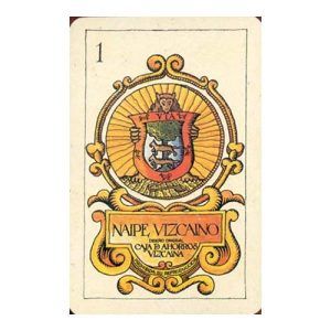 Naipe Vizcaino Castuera 1979 baraja española cartas Vizcaya caja ahorros pais vasco Euskadi tradiciones folklore turismo viajar 11