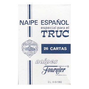 Naipe español Truc Fournier Naipes Heraclio especial 26 cartas naipe juego calidad coleccion jugar 11
