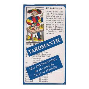 Taromantic Jeu Divinatoire Griamud France cartes 26 Tarot Marseille ref 394156 cartas arcanos arcana Marsella oraculo oracle 11