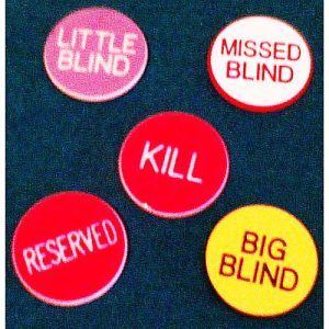 5 poker buttons Texas Holdem France cartes Grimaud game casino playing cards tour fichas botones blind little big kill 11