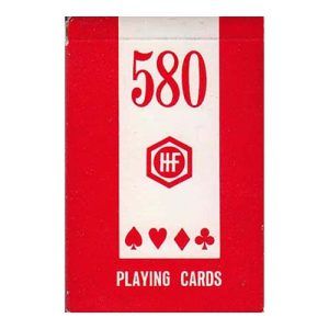 580 poker playing cards Fournier naipes Heraclio baraja cartas deck 54 four indexes red rojo bridge 11