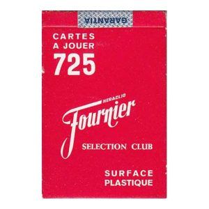 725 cartes jouer Fournier selection club suface plastique Naipes Heraclio coins dores baraja cartas bridge poker deck 11