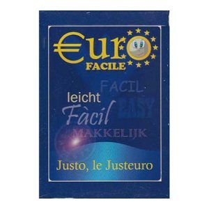 Euro facile cartes a jouer justo justeuro facil juego aprender learn plating cards didactico ker game baraja cartas 11