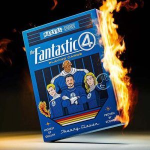 Fantastic Four playing cards Theory11 Marvel Studios poker deck cuatro 4 0850065968834 Excelsior retro futuristic Mister Fantastic Invisible Woman Human Torch Thing 11