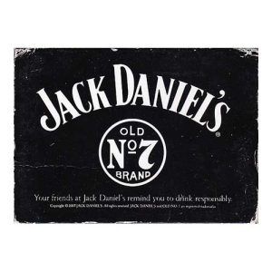 Jack Daniels playing cards tin box old brand number 7 history whisky drink lata metalica baraja cartas poker deck historia 11