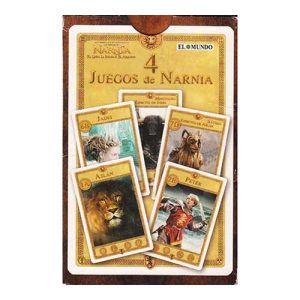 Juego Narnia cartas gigantes El Mundo Cronicas leon brujula armario disney walden cinema cine pelicula movie film baraja naipe 11