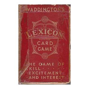 Lexicon Card Game Waddingtons game skill scrabble words playing cards juego cartas naipe lexico palabras 11