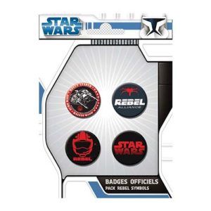 Pack Rebel Symbols Star Wars alliance 4 chapas 3760116316798 lucasfilm cine cinema film movies chapa 11