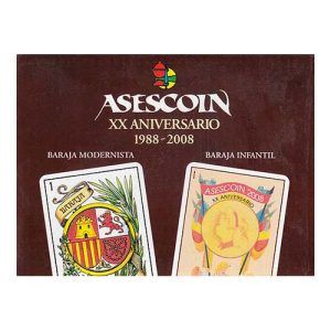 Pack barajas modernista e infantil 2008 Asescoin XX Aniversario Maestros Naiperos edicion limitada numerada españolas estuche lujo 11