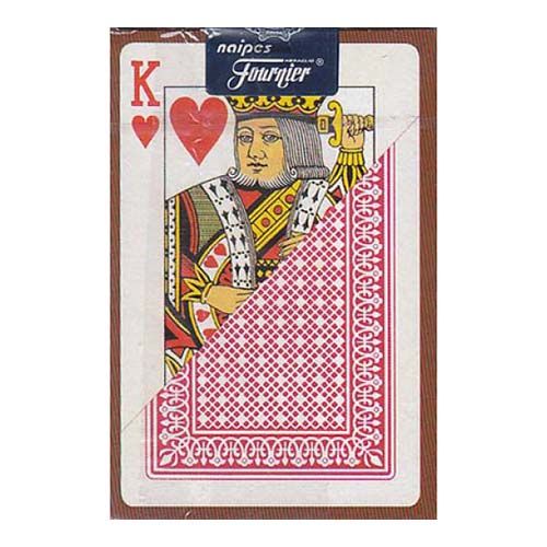 Poker 51 Luxe Fournier 55 cards 2 index standar Naipes Heraclio Professional Quality casinos clubes 8420707250881 red 12
