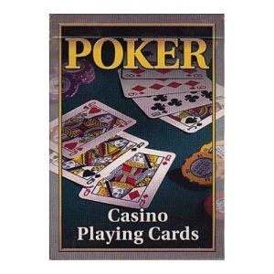 Poker Casino playing cards Cartamundi 5411068660207 easy shuffle game rules included belgium decks deck 11