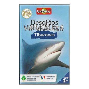 Tiburones Desafios Naturaleza cartas 36 baraja naipe Bioviva animal animales 3569160660303 desafio juego aprender didactico 11
