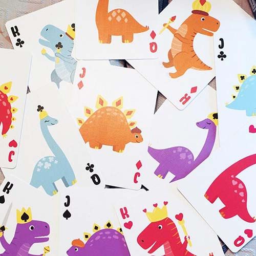 Bicycle Dinosaurs playing cards poker deck 3617201467302 magical project collection jurassic park dinosaur dinosaurios baraja cartas magia 13