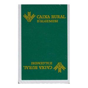 Caixa Rural Algemesi baraja española Fournier 50 cartas Naipes Heraclio Banco Caja ahorros publicitaria publicidad naipe 11