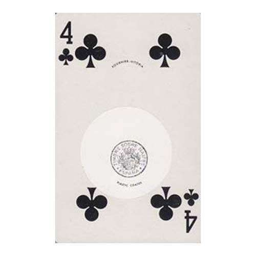 Fluma baraja poker Fournier roja electricidad naipes heraclio naipe cartas timbre negro reverso publicidad publicitaria 12