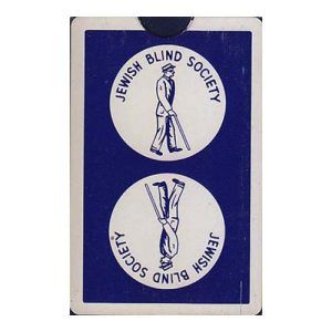 Jewish Blind Society poker 580 Fournier bridge deck playing cards blue Naipes Heraclio baraja coleccion 11