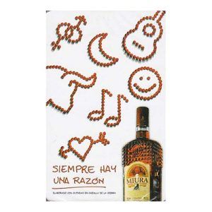 Miura crema baraja española Fournier guindas cazalla sierra bebida bebidas licor licores 40 cartas Naipes Heraclio publicitaria 11
