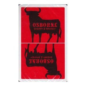 Osborne Brandy baraja española Fournier sherry 40 cartas Toro bebida bebidas Naipes Heraclio naipe publicitaria publicidad 11