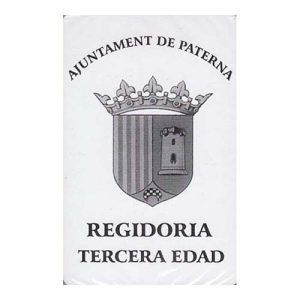 Ajuntament Paterna baraja española Fournier regidora tercera edad Valencia 50 cartas Naipes Heraclio publicitaria publicidad 11