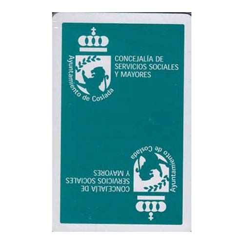 Ayuntamiento Coslada baraja española Fournier Concejalia servicios sociales mayores 40 cartas Naipes Comunidad juego jugar 11