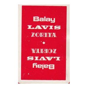 Balay Lavis Zorita baraja española Fournier