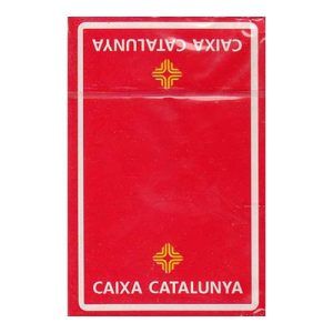 Caixa Catalunya baraja española Fournier 50 cartas Caja Cataliña Naipes Heraclio publicitaria publicidad Banco banca 11