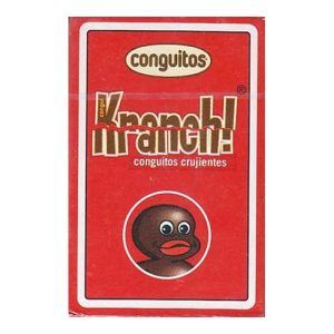Conguitos Kranch baraja española Fournier 40 cartas crujientes Naipes Heraclio dulces chuces chocolate publicitaria publicidad 11