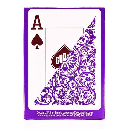 Copag Elite Purple Casino plastic cards 7896192310446 55 poker size Jumbo index Cartamundi Fournier baraja cartas purpura morada 12