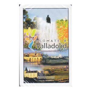 Turismo Valladolid baraja española Fournier asomate patronato provinvial 60 cartas Naipes Heraclio publicitaria viaje viajar 11