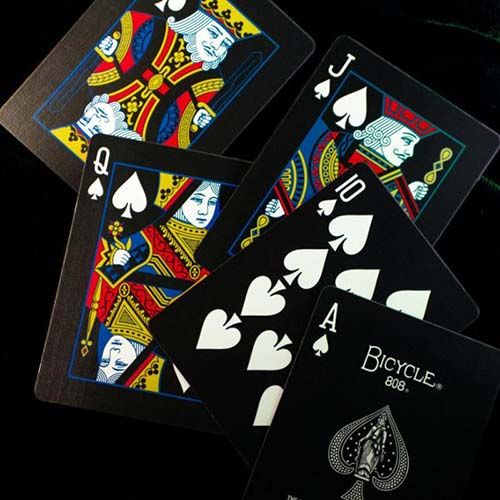Bicycle Reverse green black playing cards - Naipecoleccion poker magic ...