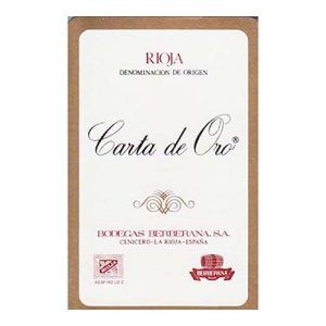 Bodegas Berberana Rioja baraja española Fournier Carta oro vino vinos Cenicero 50 cartas Naipes Heraclio publicidad 11