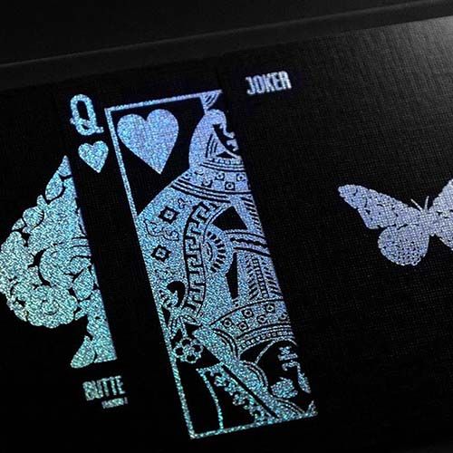 Butterfly Holo seconds playing cards poker deck WJPC USPCC limited edition 2000 decks holographic collection 13