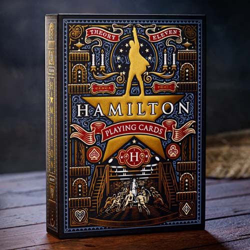 Hamilton playing cards Theory11 poker American musical game anniversary magic tricks baraja cartas naipe espectaculo 11