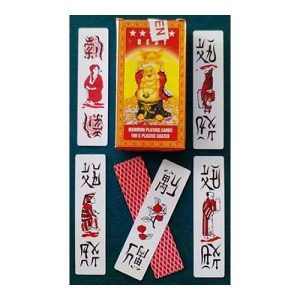 Mammon playing cards Vietnam 100 s plastic coated game playing cards domino baraja cartas juego 11